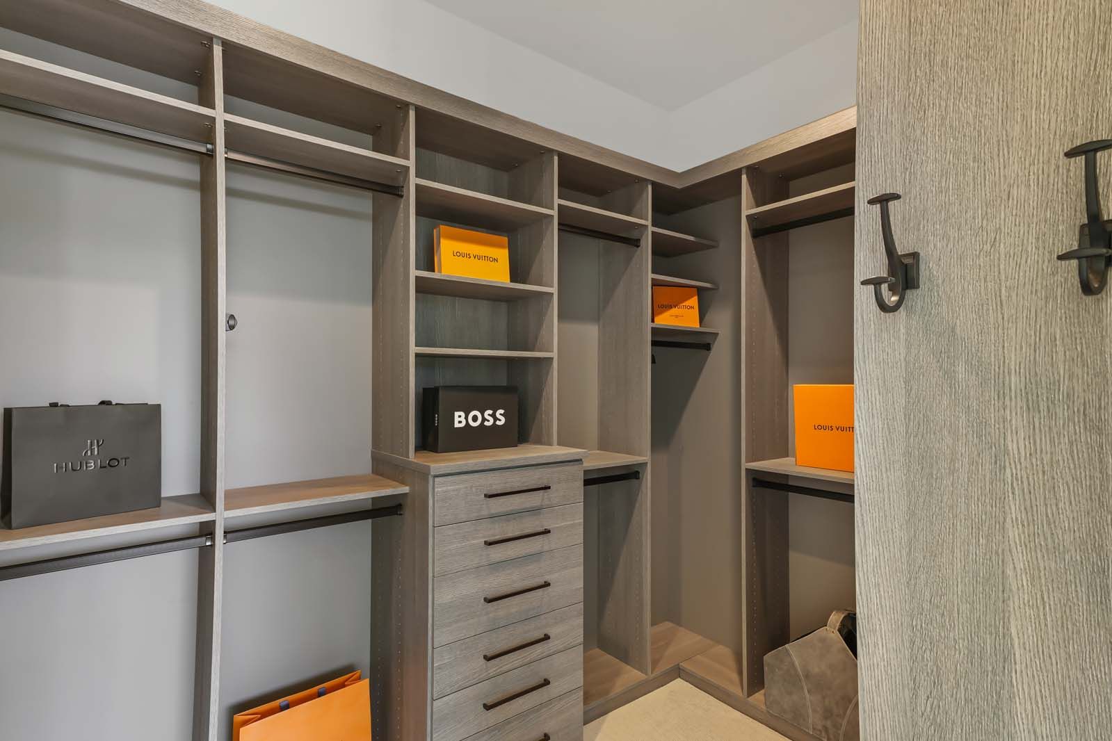 The Zen walk-in closet